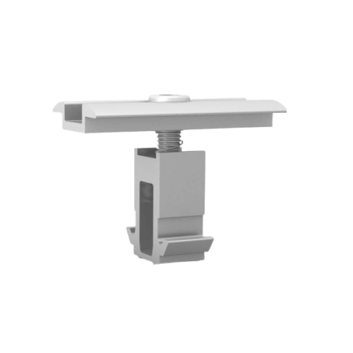 Middle tensioner for a flat roof